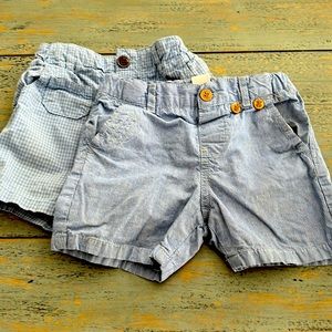 Zara little boy two pair of shorts for price of one